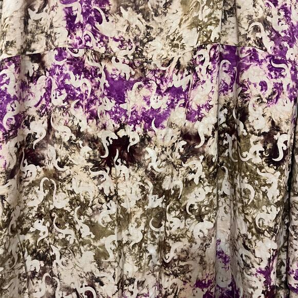 Vintage Lagenlook Boho Women Maxi Kimono Size O/S Tan Oversized Festival Hippie - Picture 8 of 10